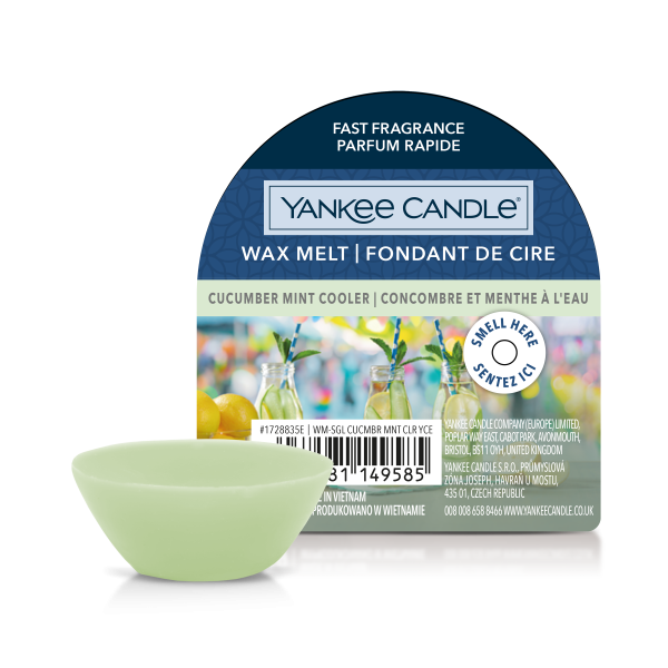 Yankee Candle Cucumber Mint Cooler Wax Melt 22 g Yankee Candle Cucumber Mint Cooler Wax Melt 22 g